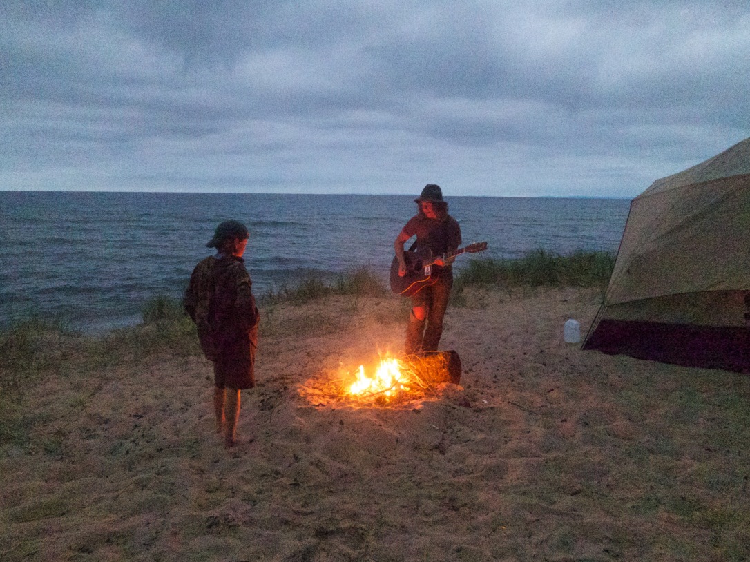 Camping on Lake Superior 